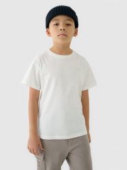 4F T-shirt gładki (2-pack) dziecięcy - multikolor 122/128 (6-8 lat). T-shirty i topy dla dziewczynek 4f, bez wzorów, z bawełny, bez ramiączek. W wyprzedaży za 39.99 zł.
