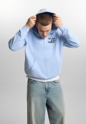 Bluza sportowa męska Prosto CC TV z kapturem. Niebieskie bluzy męskie Prosto., m, bez wzorów, z kapturem. Za 334.99 zł.
