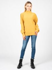 Silvian Heach Sweter "Melisia" | CVA22189LU | Melisia | Kobieta | Żółty. Żółte swetry damskie Silvian Heach, m, bez wzorów, z bawełny, bez kołnierzyka, bez ramiączek, bez kaptura. W wyprzedaży za 249.00 zł.