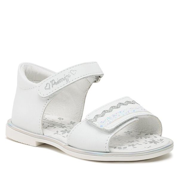 Sandały Primigi. Brązowe sandały dziewczęce Primigi, bez zapięcia. Za 219.99 zł.