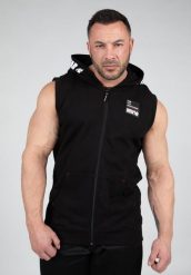 Milwaukee S Bluza z kapturem zapinana na suwak - Czarny. Czarne bluzy męskie GORILLA WEAR, l, bez wzorów, z bawełny, z kapturem. Za 280.00 zł.