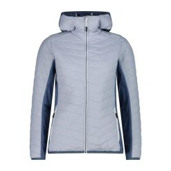Damska kurtka z kapturem CMP Unlimitech. Niebieskie kurtki damskie CMP, s, bez wzorów, z kapturem, trekkingowe, primaloft. Za 512.75 zł.