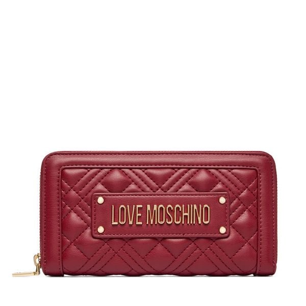 Portfel LOVE MOSCHINO. Czerwone portfele damskie Love Moschino, bez wzorów. Za 395.99 zł.