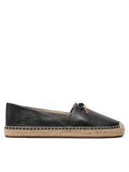 MICHAEL Michael Kors Espadryle Nori 40R4NRFP1L Czarny. Czarne espadryle damskie MICHAEL Michael Kors, bez wzorów, ze skóry, bez obcasa, bez zapięcia. Za 389.99 zł.
