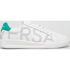 Versace Jeans - Buty. Białe buty sportowe męskie Versace Jeans, z gumy, bez zapięcia. W wyprzedaży za 479.90 zł.