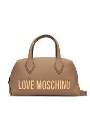 LOVE MOSCHINO Torebka JC4252PP0PKD0105 Beżowy. Brązowe torebki do ręki damskie Love Moschino, bez wzorów, ze skóry, bez dodatków. Za 949.99 zł.