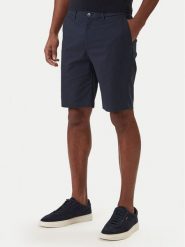 Calvin Klein Szorty materiałowe LV04LF622G Granatowy Slim Fit. Niebieskie szorty męskie Calvin Klein, m, bez wzorów, z bawełny. Za 369.99 zł.