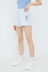 SPODENKI DAMSKIE SPORTOWE CHAMPION-SZORTY SHORTS KRÓTKIE KOLOR NIEBIESKI. Niebieskie szorty sportowe damskie Champion, na lato, l, bez wzorów, z bawełny, eleganckie, do biegania. Za 84.70 zł.