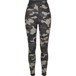 Legginsy damskie w dużych rozmiarach Urban Classic camo waist. Czarne legginsy damskie Urban Classics, bez wzorów. Za 198.50 zł.