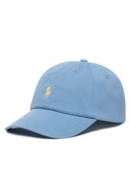Polo Ralph Lauren Czapka z daszkiem 710667709172 Niebieski. Niebieskie czapki i kapelusze damskie Polo Ralph Lauren, bez wzorów, z bawełny. Za 269.99 zł.