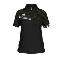 Polo Errea Eden Polo Mc Reklama Damskie. Czarne koszulki sportowe damskie ERREA, s, bez wzorów, bez kołnierzyka, bez ramiączek. Za 211.00 zł.