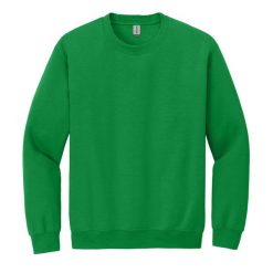 Bluza Rozpinana Z Grubej Mieszanki Dla Dorosłych Unisex. Zielone bluzy męskie Gildan, m, bez wzorów, bez kaptura. Za 86.99 zł.