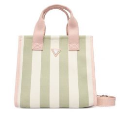 Torebka Guess. Zielone torebki do ręki damskie Guess, z aplikacjami, klasyczne, bez dodatków. Za 269.99 zł.