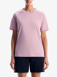 Koszulka szybkoschnąca damska Berghaus Ivyhill Light Tech Tee Af. Czerwone t-shirty damskie Berghaus, s, bez wzorów, z materiału, bez kołnierzyka. Za 175.99 zł.