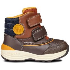 Geox Buty Zimowe Za Kostkę Chłopięce New Gulp 21 Brązowy. Buty zimowe chłopięce marki Geox. Za 329.00 zł.