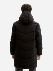 Tom Tailor Denim vyriška žieminė parka, juoda. Kurtki męskie Helly Hansen, m, bez wzorów, z denimu, bez kaptura. Za 277.09 zł.