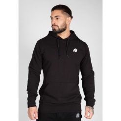 Bluza fitness męska Gorilla Wear Palmer Hoodie z kapturem. Czarne bluzy sportowe męskie GORILLA WEAR, m, bez wzorów, z bawełny, z kapturem, na fitness i siłownię. Za 311.55 zł.
