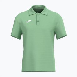 Koszulka polo tenisowa męska Joma Torneo Polo. Zielone koszulki sportowe męskie Joma, m, bez wzorów, z elastanu, bez kołnierzyka, bez ramiączek, tenisowe. Za 192.00 zł.