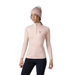 Koszulka termoaktywna Rossignol W Classique 1/2 Zip. Czerwone koszulki sportowe damskie Rossignol, xl, bez wzorów, bez kołnierzyka, bez ramiączek, narciarskie. Za 319.99 zł.
