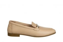 Mokasyny Bayla-161 022 3406 Beige 161679, Beżowy, Skóra naturalna - 41. Brązowe mokasyny damskie Bayla, z materiału, biznesowe. W wyprzedaży za 224.10 zł.