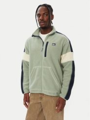Quiksilver Polar EQYPF03091 Zielony jasny Comfort Fit. Zielone bluzy męskie Quiksilver, m, bez wzorów, z polaru, bez kaptura. Za 329.99 zł.