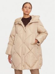 Weekend Max Mara Płaszcz zimowy Guelfo 2425496092000 Beżowy Regular Fit. Brązowe kurtki damskie Weekend Max Mara, na zimę, bez wzorów, z syntetyku, bez kaptura. Za 2,169.00 zł.