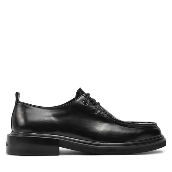 Półbuty Calvin Klein. Czarne eleganckie półbuty Calvin Klein, wizytowe, bez zapięcia. Za 766.99 zł.