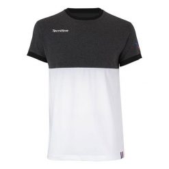 Koszulka tenisowa męska Tecnifibre 22F1ST F1 Stretch. Czarne koszulki sportowe męskie Head, m, bez wzorów, z bawełny, bez kołnierzyka, bez ramiączek, na fitness i siłownię. Za 59.99 zł.