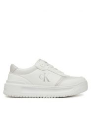 Calvin Klein Jeans Sneakersy V3A9-82021-1355X025 Biały. Białe buty sportowe dziewczęce Calvin Klein Jeans, bez wzorów, z jeansu, bez zapięcia. Za 239.99 zł.