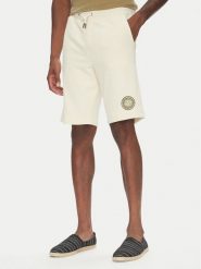 Quiksilver Szorty sportowe Circle Back EQYFB03395 Écru. Krótkie spodenki sportowe męskie Quiksilver, l, bez wzorów, z bawełny. Za 179.99 zł.