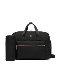 Tommy Hilfiger Torba do wózka KA0KA00026 Czarny. Czarne torebki do ręki damskie Tommy Hilfiger, bez wzorów, z materiału, bez dodatków. Za 699.99 zł.