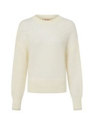 MOS MOSH Sweter z moheru - MMSigva Kobiety biały, XS. Białe swetry damskie Mos Mosh, xs, bez wzorów, z dzianiny, eleganckie, bez kołnierzyka, bez ramiączek, bez kaptura. Za 329.95 zł.