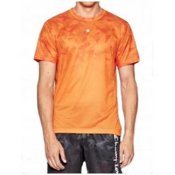 Koszulka T-shirt sportowa na trening męska CHAMPION. Brązowe koszulki sportowe męskie Champion, m, bez wzorów, sportowe, bez kołnierzyka. Za 111.00 zł.