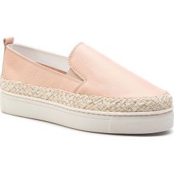 Espadryle THE FLEXX - Gluglu D1029/01 Rose. Czerwone espadryle damskie The Flexx, bez wzorów, z materiału, bez obcasa, na płaskiej podeszwie, bez zapięcia. W wyprzedaży za 259.00 zł.