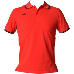 Umbro Koszulka Polo True Red/Dress Blue S. Koszulki polo męskie Umbro, z bawełny. W wyprzedaży za 39.00 zł.