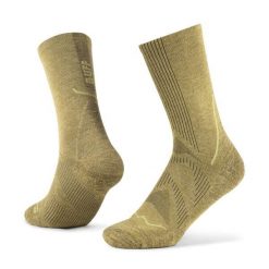 Skarpety do biegania Buff Dryflx Crew Sock DC. Zielone skarpety damskie Buff, bez wzorów, z elastanu. Za 109.99 zł.