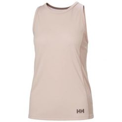 Damski tank top Helly Hansen Lifa Active Solen. Czerwone koszulki sportowe damskie Helly Hansen, s, bez wzorów, bez kołnierzyka, bez ramiączek, trekkingowe. Za 274.00 zł.