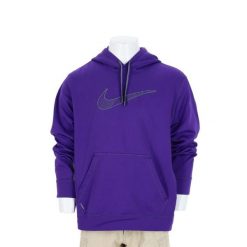Second life - Bluza z kapturem męska Nike - Stan bardzo dobry. Fioletowe bluzy męskie Nike, l, bez wzorów, z materiału, z kapturem, na fitness i siłownię. Za 127.76 zł.