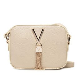Torebka Valentino. Brązowe listonoszki damskie Valentino, bez wzorów, bez dodatków. Za 199.99 zł.