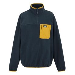 Polarowy Top Męski Suwak Do Połowy Frankie. Niebieskie bluzy męskie Regatta, na zimę, m, bez wzorów, z polaru, bez kaptura. Za 67.99 zł.