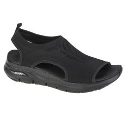 Buty do chodzenia damskie Skechers City Catch. Czarne obuwie sportowe damskie Skechers, bez wzorów, z materiału, bez obcasa, bez zapięcia. Za 372.00 zł.