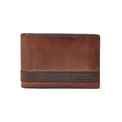 Fossil Portfel Męski Quinn Mny Cp Bf, Brązowy. Portfele męskie Fossil. Za 169.00 zł.