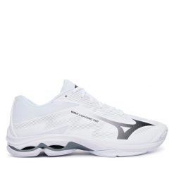 Buty halowe Mizuno. Białe buty sportowe męskie Mizuno, bez zapięcia, mizuno wave. Za 539.99 zł.