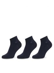 Calvin Klein Skarpety krótkie 701234209 Granatowy. Niebieskie skarpety męskie Calvin Klein, bez wzorów, z bawełny. Za 59.99 zł.