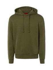 HUGO bluza z kapturem Mężczyźni Bawełna (100%) zielony, L. Zielone bluzy męskie Hugo, l, bez wzorów, z bawełny, z kapturem. Za 499.95 zł.