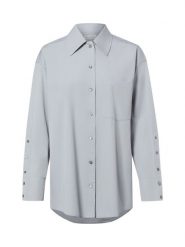 Marc O'Polo bluzka koszulowa Kobiety Bawełna szary, 36. Szare bluzki damskie Marc O'Polo, bez wzorów, z bawełny, eleganckie, bez kołnierzyka, bez ramiączek. Za 379.95 zł.