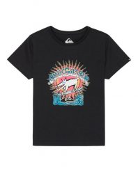 Koszulka z krótkim rękawem dla Chłopcy EV ANIMAL SURFER Czarny. Czarne t-shirty dla chłopców Quiksilver, z aplikacjami, z bawełny, bez ramiączek. Za 37.50 zł.