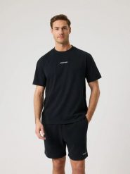 Bjorn_borg BORG CLASSIC T-SHIRT męski – BLACK BEAUTY. Czarne t-shirty męskie Björn Borg, m, bez wzorów, bez kołnierzyka. Za 196.00 zł.