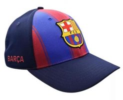 Czapka z daszkiem FC Barcelona 2025/26 - oficjalna licencjonowana. Niebieskie czapki i kapelusze męskie FC Barcelona, bez wzorów, z materiału. Za 84.52 zł.