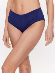 Selmark Dół od bikini BI203 Granatowy. Niebieskie bikini damskie Selmark, bez wzorów. Za 159.99 zł.